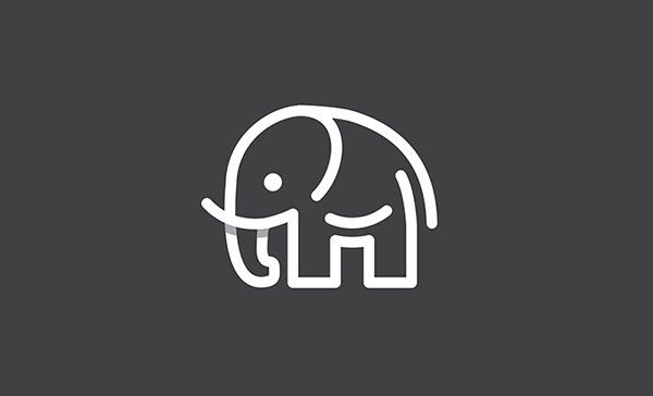 Elephant-Overlaping-Techniques-in-logo-design