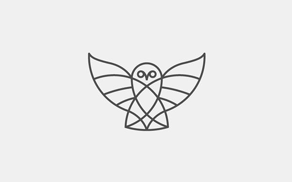 owl_Thin-line-logo-design